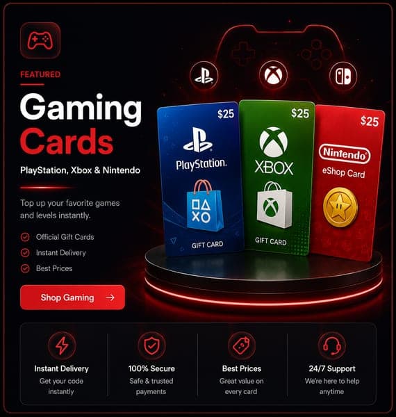 Gift cards for every store